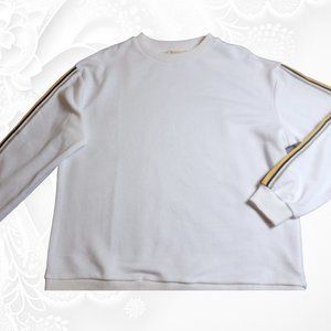 Women's Sweatshirt White NEW long sleeve top casual comfort athletic pullover
